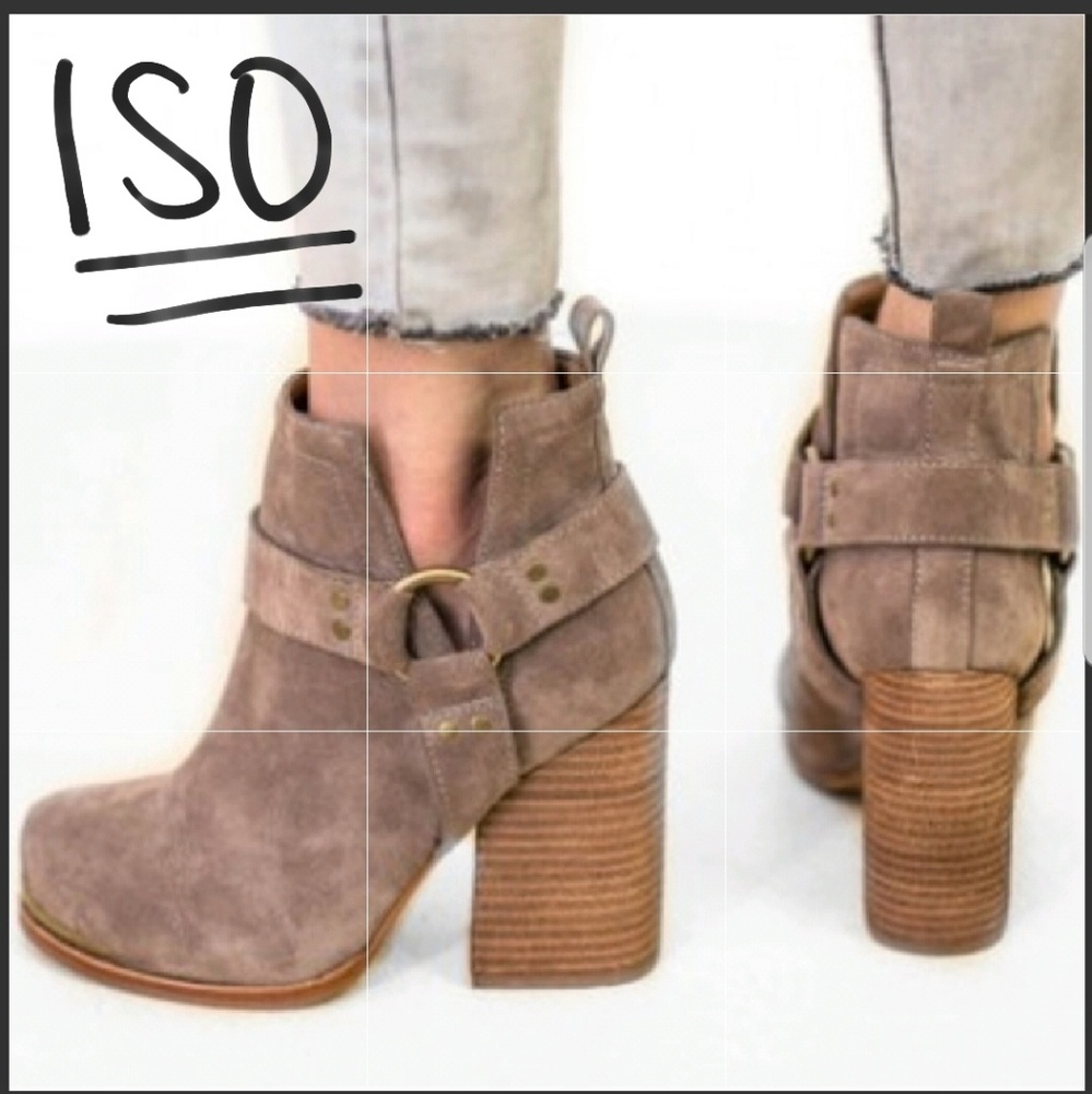 ISO Jeffrey Campbell Oshea Harness booties!